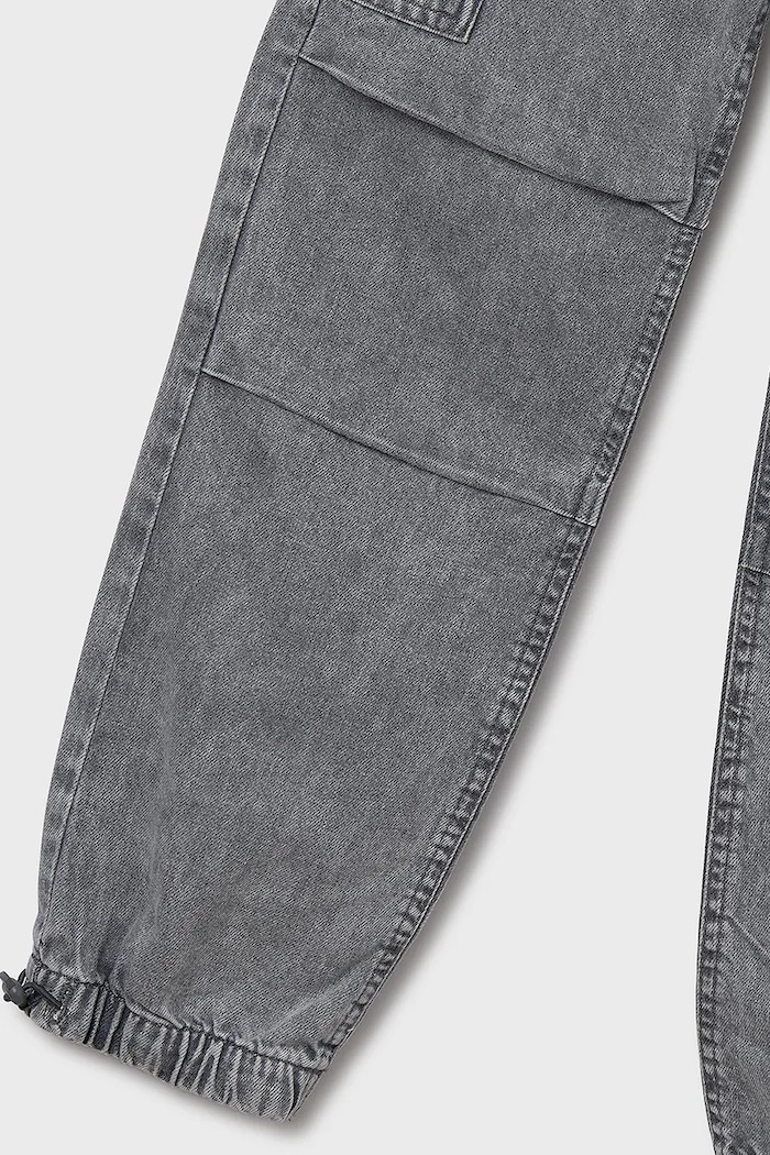 Mayoral jeans copii denim cargo gri 7564.7C.Junior.9BYA