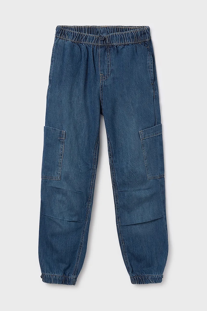Detské rifle Mayoral denim cargo 7564.7C.Junior.9BYA modrá AW25