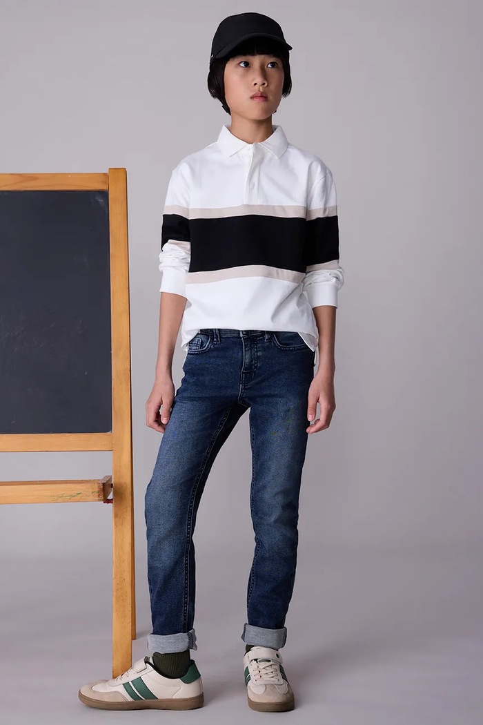 Mayoral Jeans copii soft denim 7570.7E.Junior.9BYA