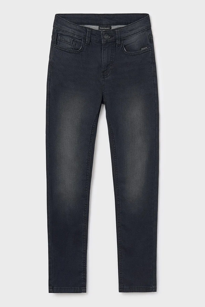 Mayoral jeans copii soft denim 7570.7E.Junior.9BYA negru AW25