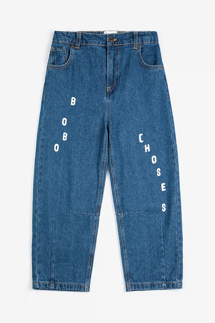 Bobo Choses jeans copii 225AC147 albastru AW25
