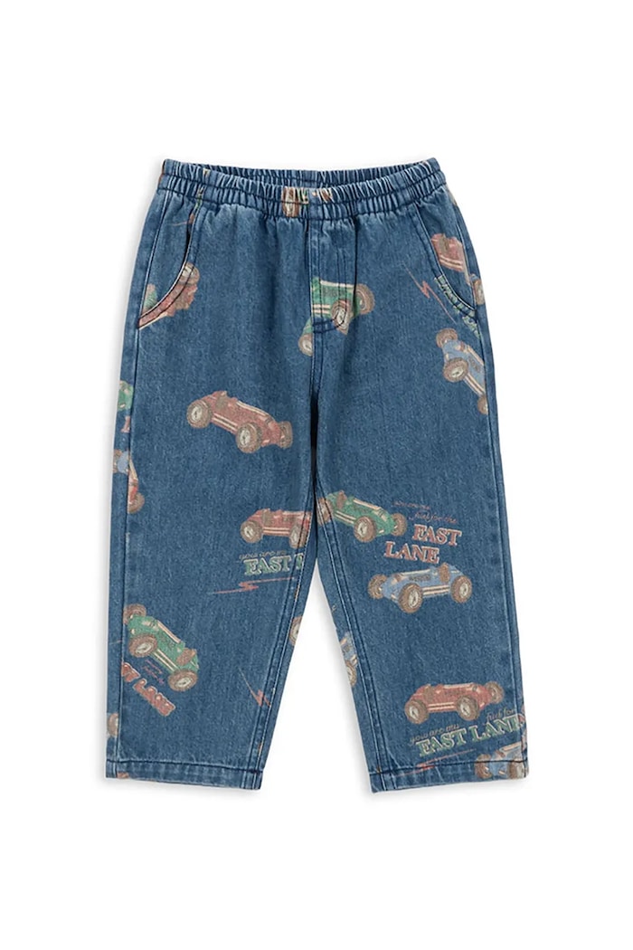Konges Sløjd farmer MAGOT PANTS GOTS dzsörzé sötétkék KS103889.B.9BYA