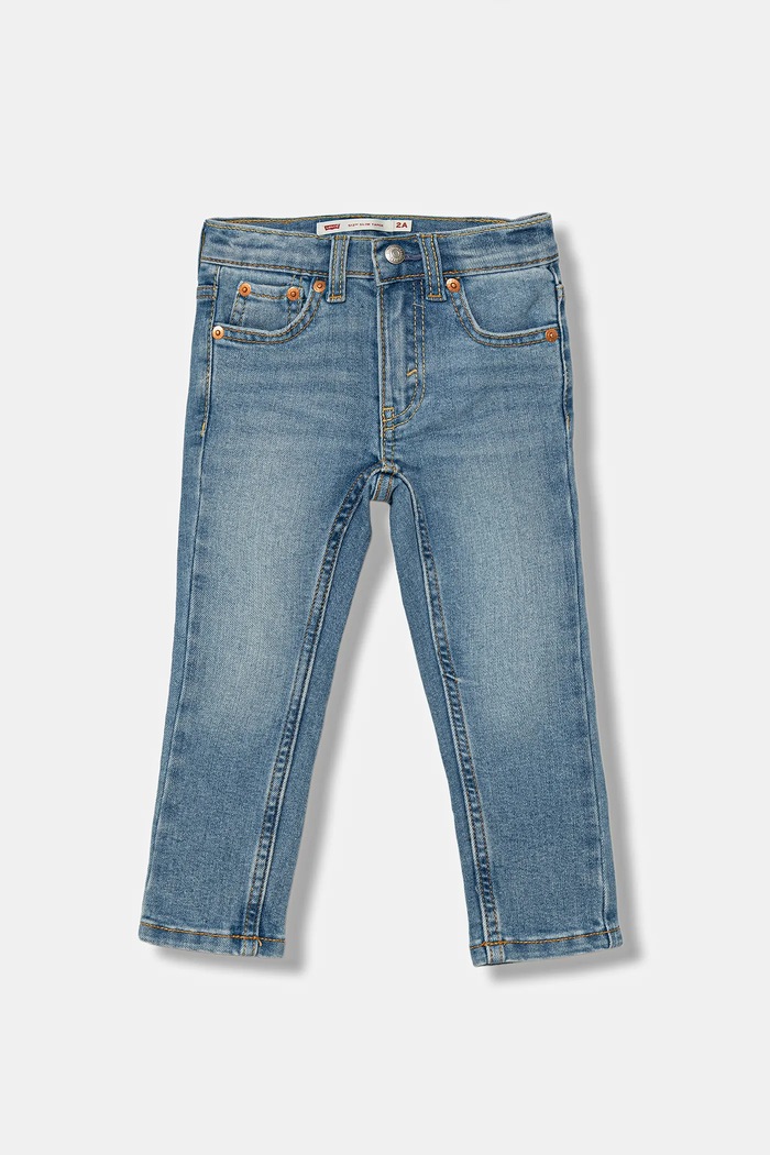 Dětské rifle Levi's 512 SLIM TAPER JEAN s regulací modrá 8E6728.B