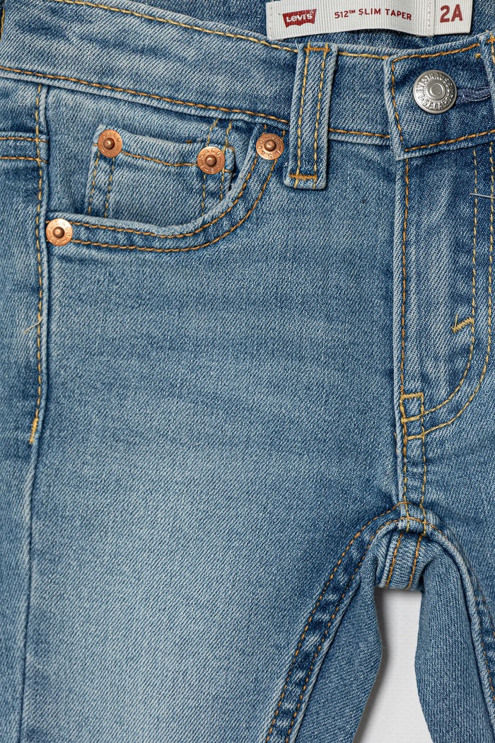 CHLAPEC Dětské rifle Levi's 512 SLIM TAPER JEAN 8E6728.B modrá