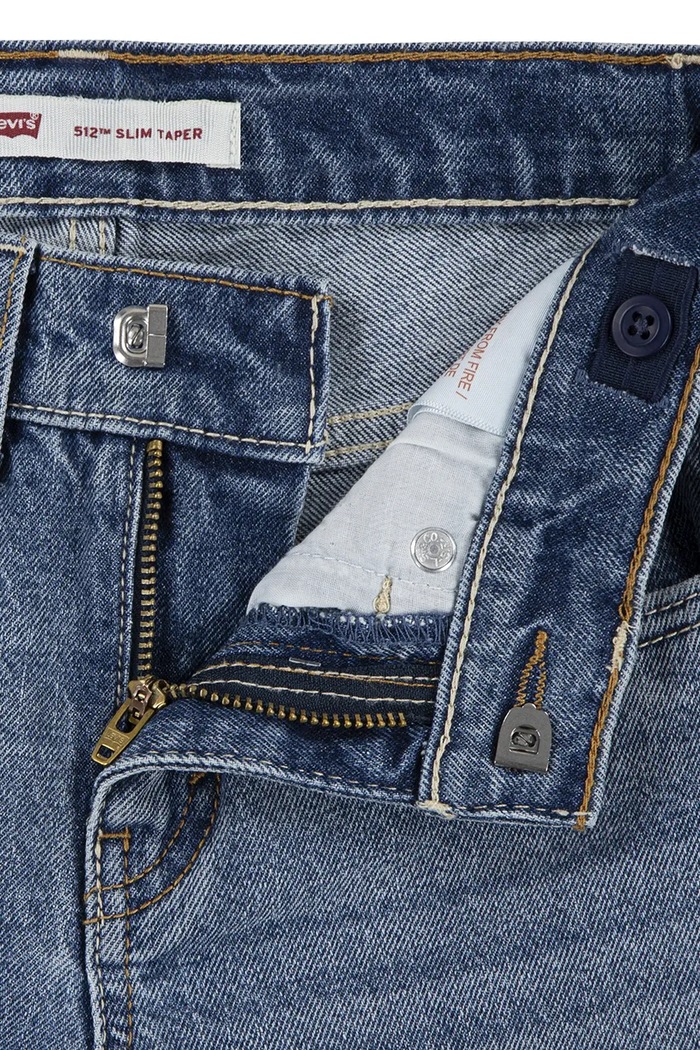 Levi's jeansy dziecięce 512 SLIM TAPER JEANS niebieski 8EL207
