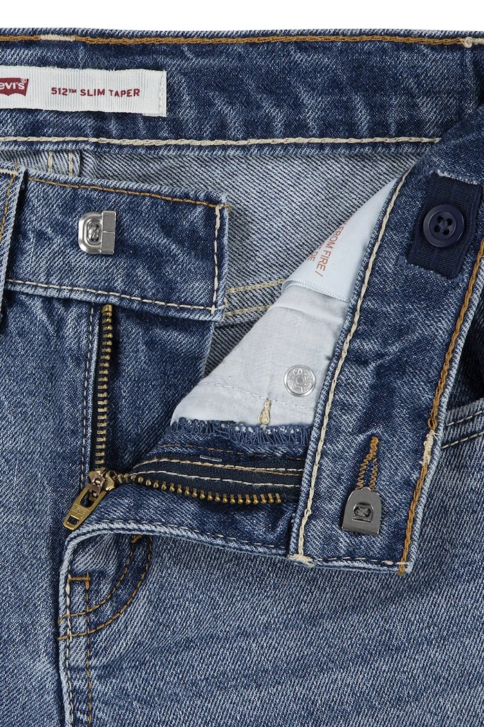 Levi's jeansy dziecięce 512 SLIM TAPER JEANS niebieski 8EL207