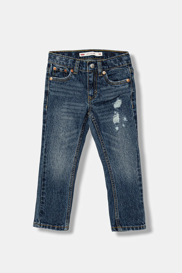 Otroške kavbojke Levi's 512 SLIM TAPER JEANS Z možnostjo regulacije modra 8EL207