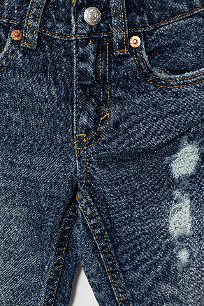 Dečki Otroške kavbojke Levi's 512 SLIM TAPER JEANS 8EL207 modra