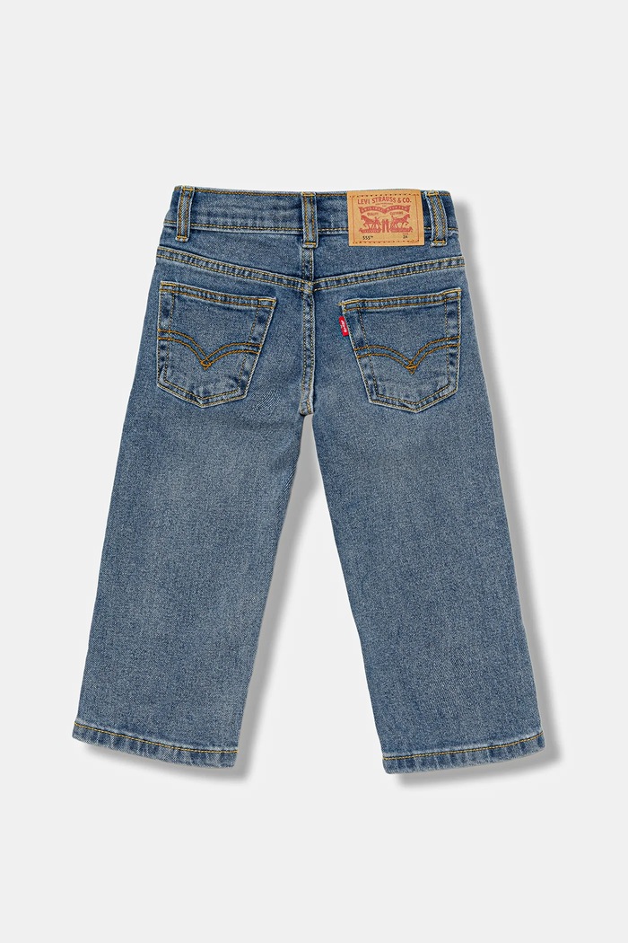 Παιδικά τζιν Levi's 555 RELAXED STRAIGHT JEANS 8EN331 μπλε SS26