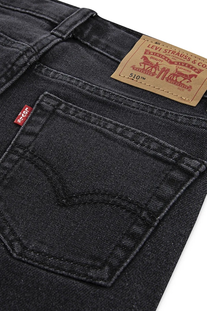 Хлопчик Дитячі джинси Levi's 510 SKINNY NON PERFORMANCE 9EK277 чорний