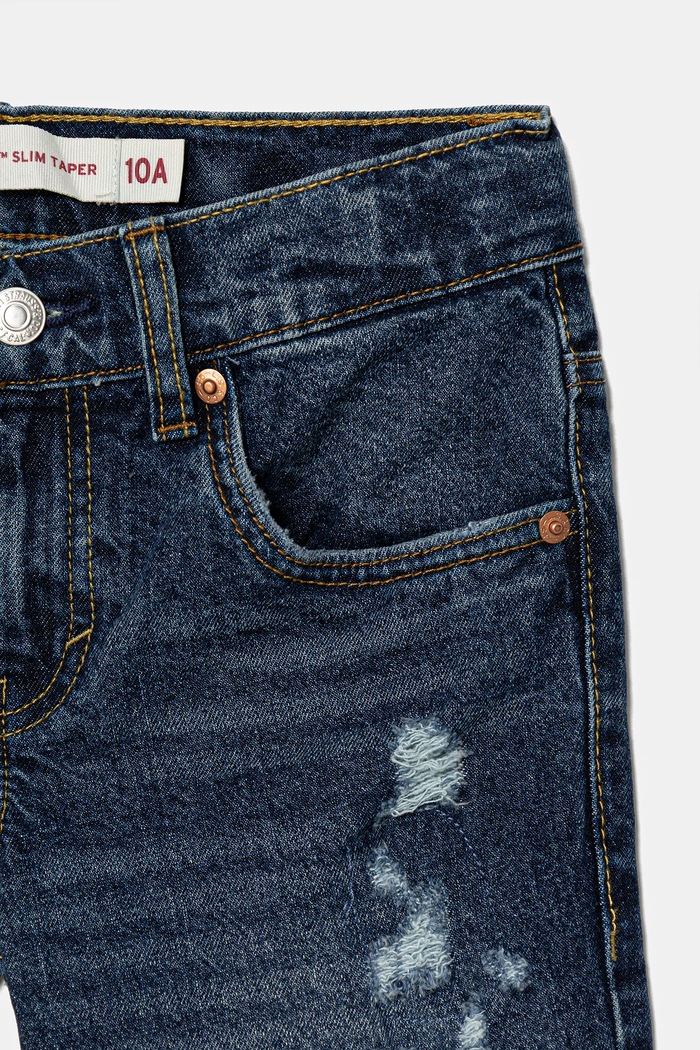 Chlapec Detské rifle Levi's 512 SLIM TAPER JEANS 9EL207 modrá