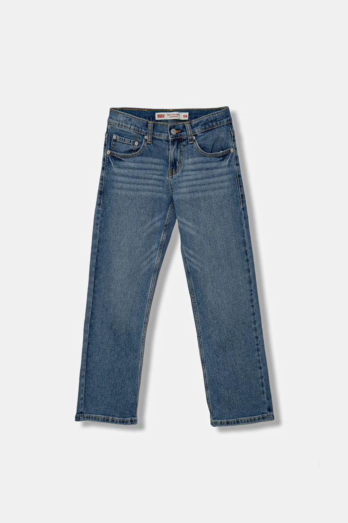 Detské rifle Levi's 555 RELAXED STRAIGHT JEANS modrá 9EN331
