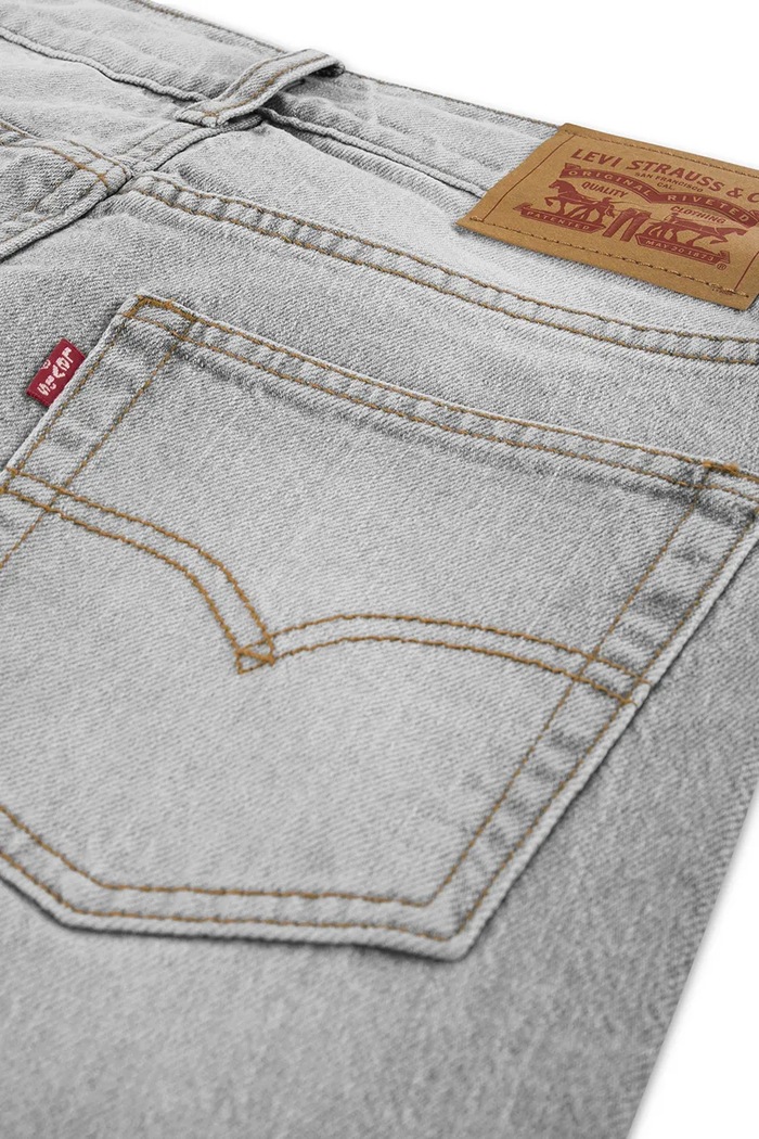 Αγορίστικα Levi's ίσια Παιδικά 555 RELAXED STRAIGHT JEANS 9EN695 γκρί