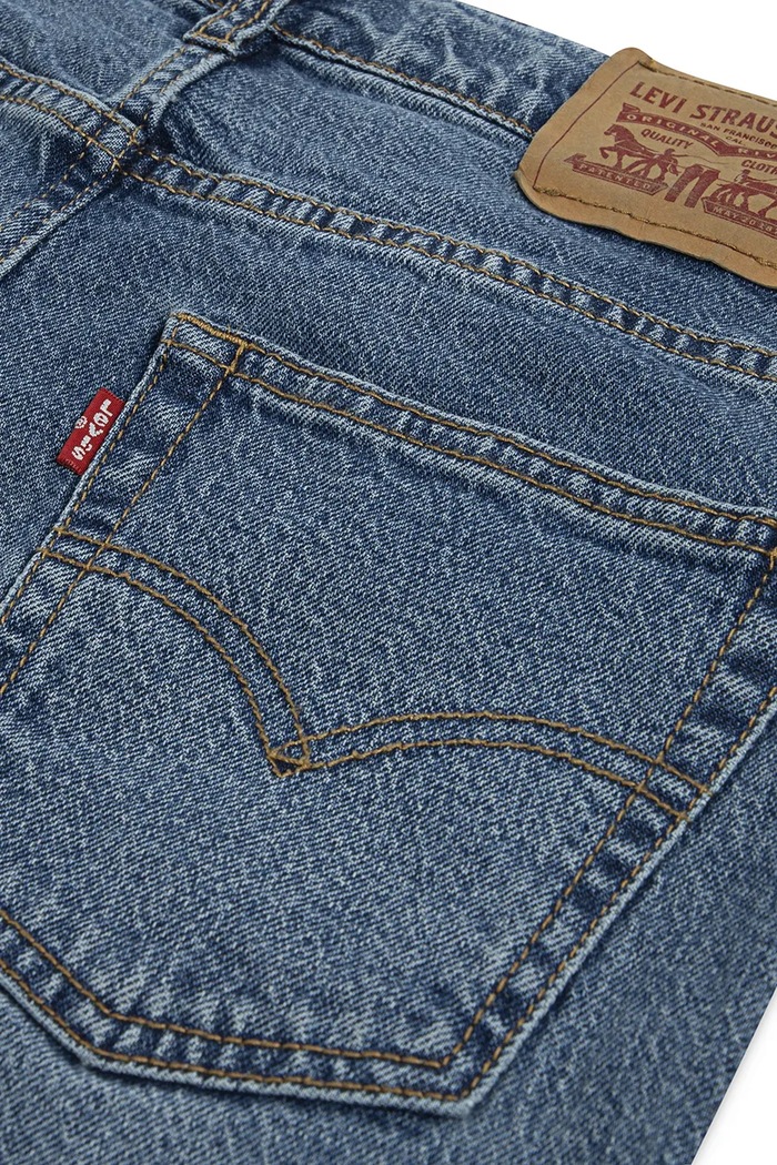 CHLAPEC Levi's rovné dětské džíny 555 RELAXED STRAIGHT JEANS 9EN695 modrá