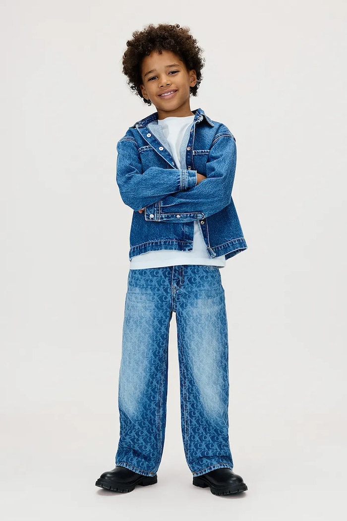 Detské rifle Calvin Klein Jeans SKATER modrá IB0IB02551.9BYA