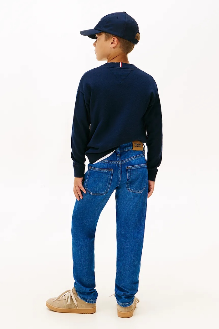Detské rifle Tommy Hilfiger MODERN STRAIGHT modrá KB0KB09920.9BYA