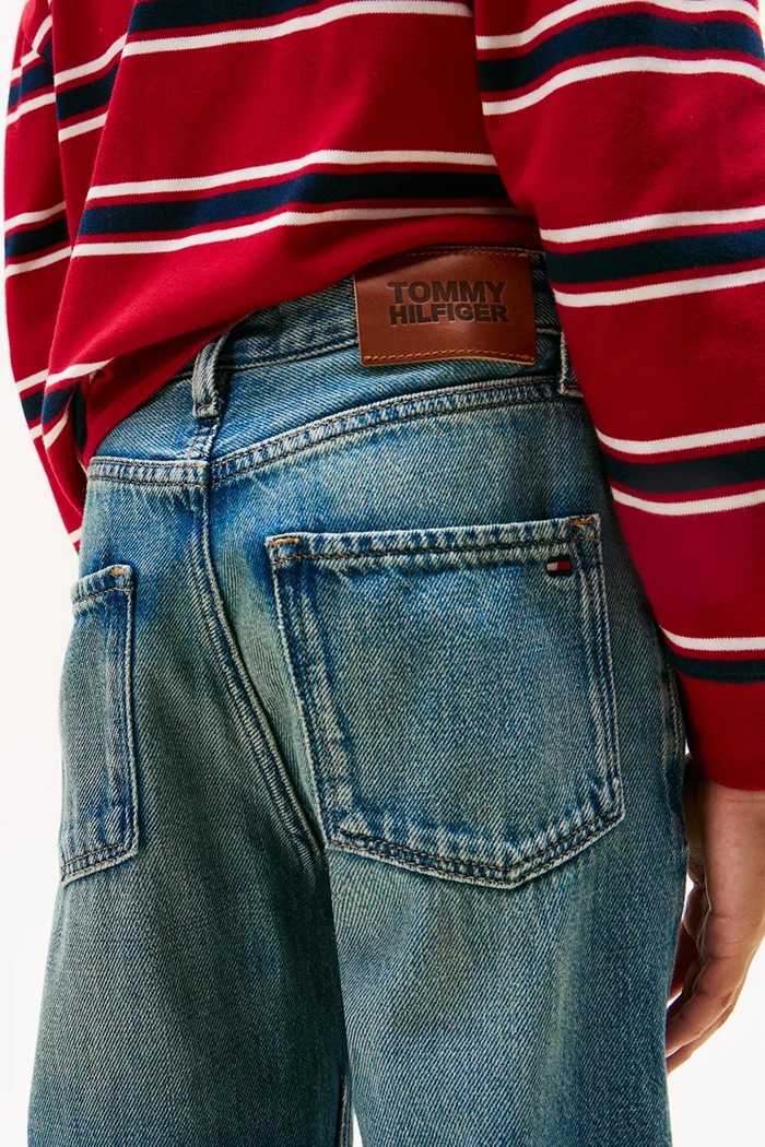 Tommy Hilfiger jeans copii ARCHIVE KB0KB10013.9BYA albastru