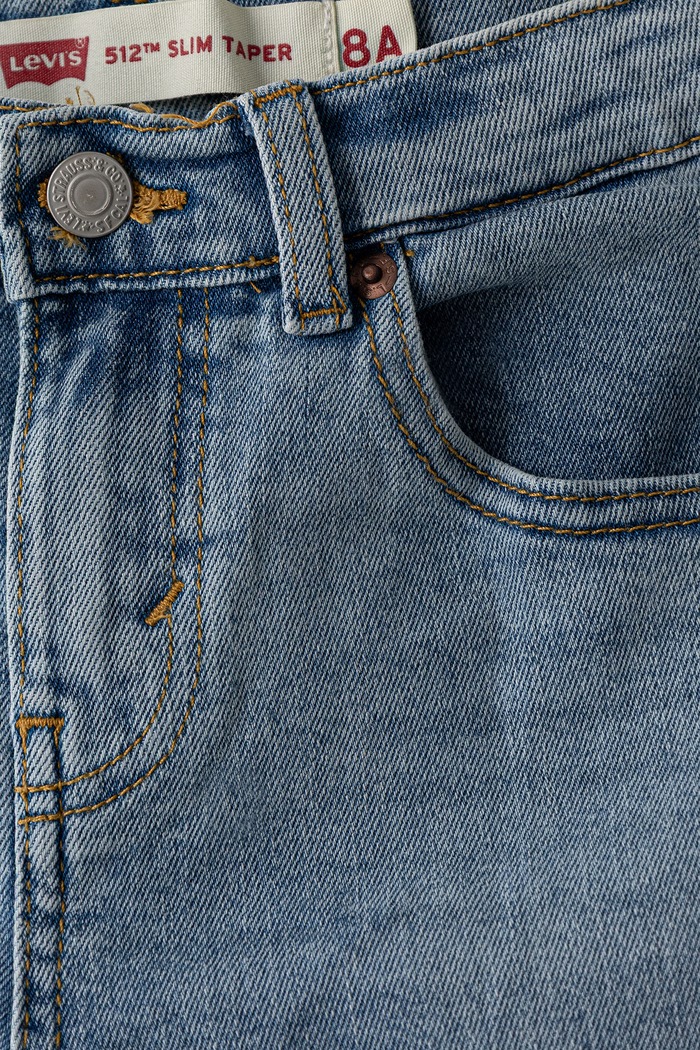 Chlapec Levi's rifle slim fit detské 512 SLIM TAPER JEAN 8E6728.L9K modrá