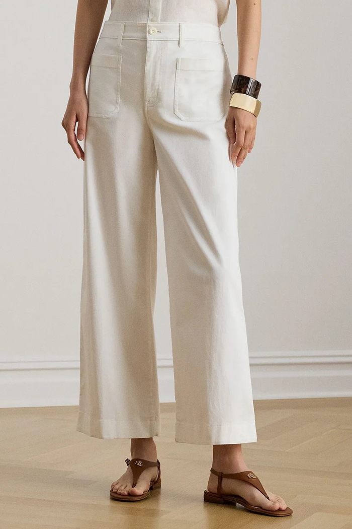 Kavbojke Lauren Ralph Lauren bela 200973689