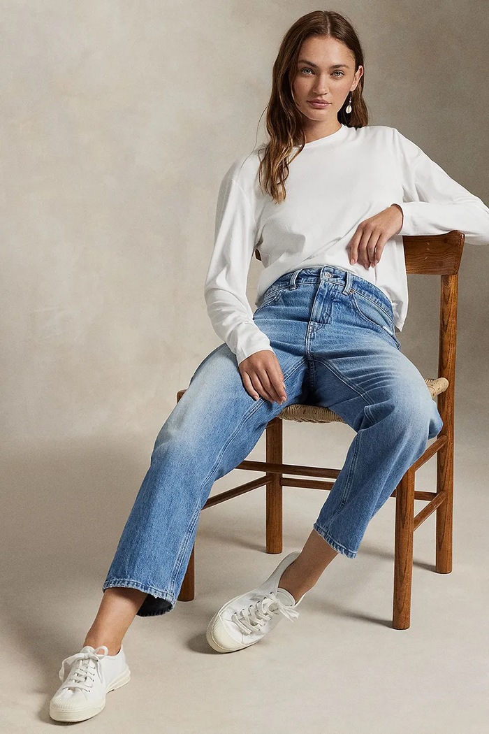 Polo Ralph Lauren boyfriend kavbojke ženske 211969371 modra