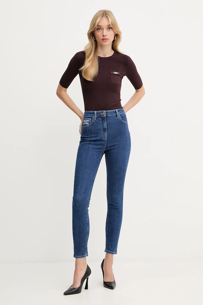 Elisabetta Franchi Jeans PJ08I56E2 albastru AW25