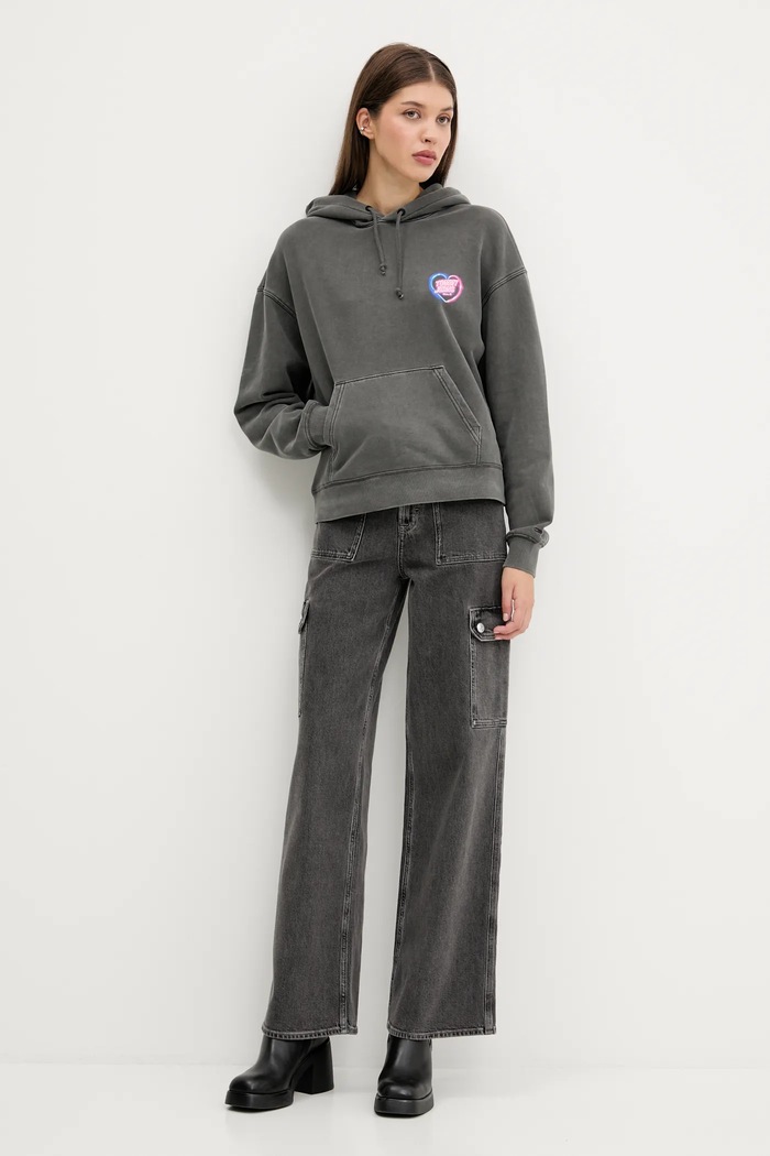 Tommy Jeans jeansy DW0DW20483 szary AW25