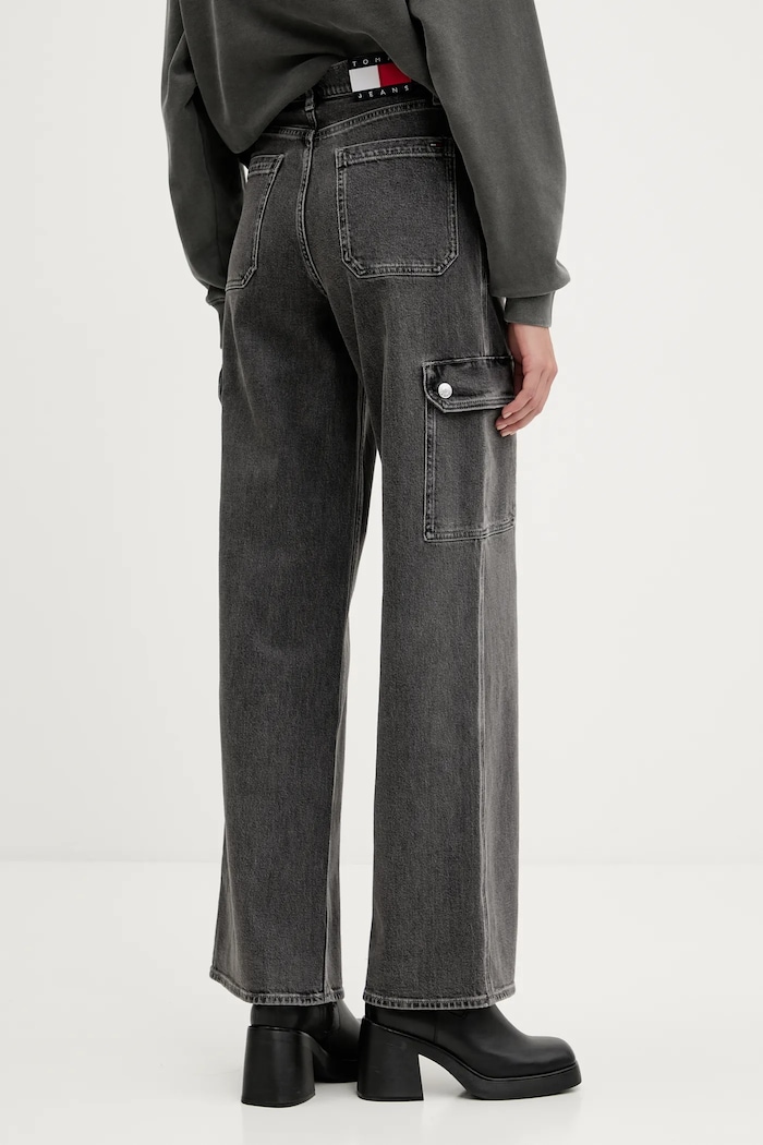 Odzież Tommy Jeans jeansy DW0DW20483 szary