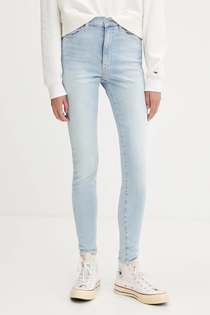 Tommy Jeans jeansy Planet friendly niebieski DW0DW20492