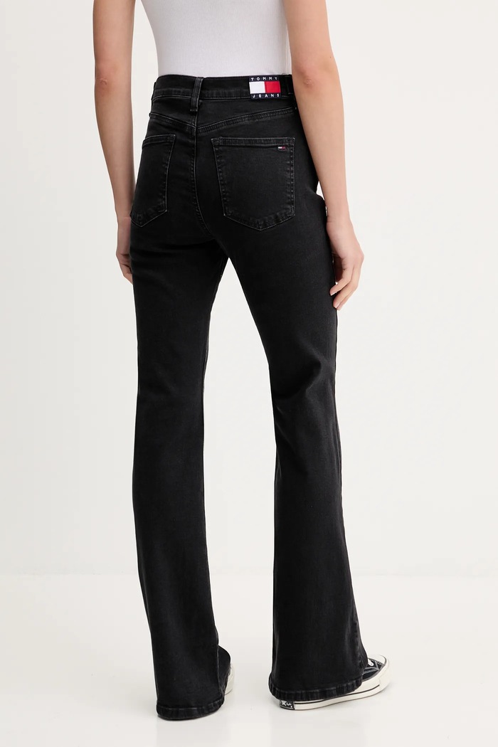 Odzież Tommy Jeans Jeansy DW0DW20503 czarny