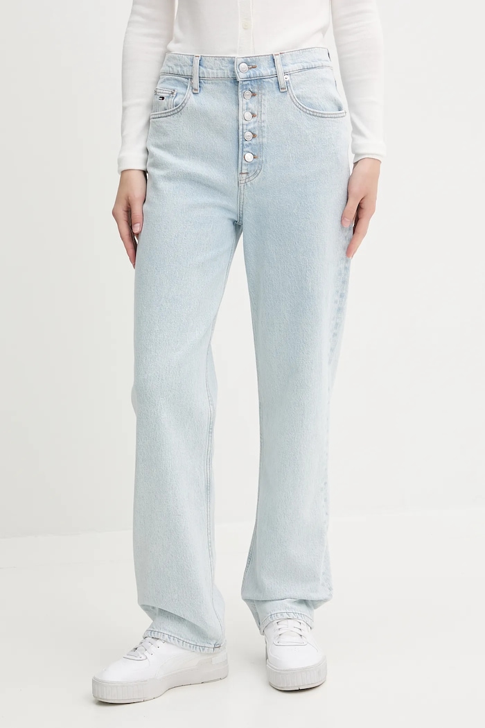Rifle Tommy Jeans modrá DW0DW21735