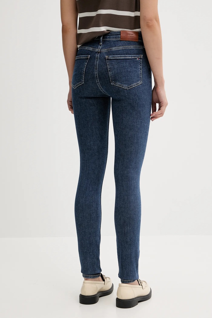 Ρούχα Τζιν παντελόνι Tommy Hilfiger WW0WW45673 σκούρο μπλε