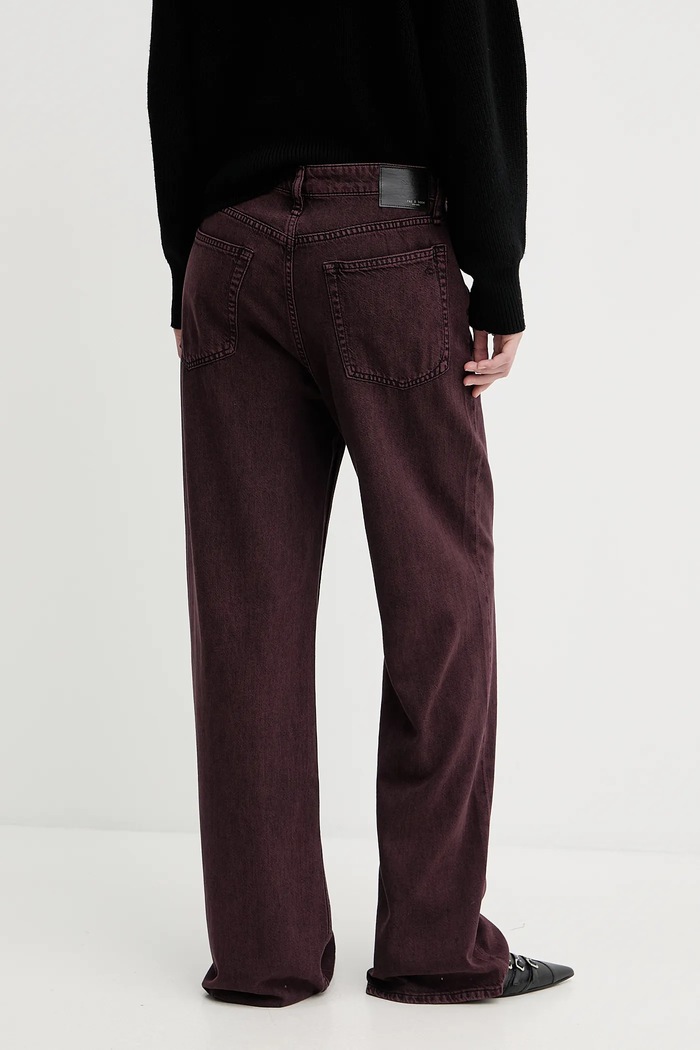 Oblečenie Rifle Rag & Bone WDD25P1004FWBA burgundské