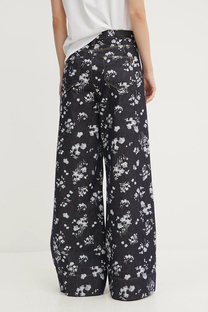 Odzież Karl Lagerfeld Jeansy A3W10012 granatowy