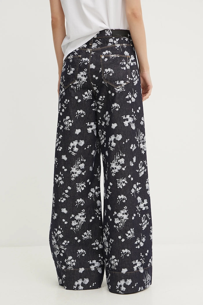 Odzież Karl Lagerfeld Jeansy A3W10012 granatowy