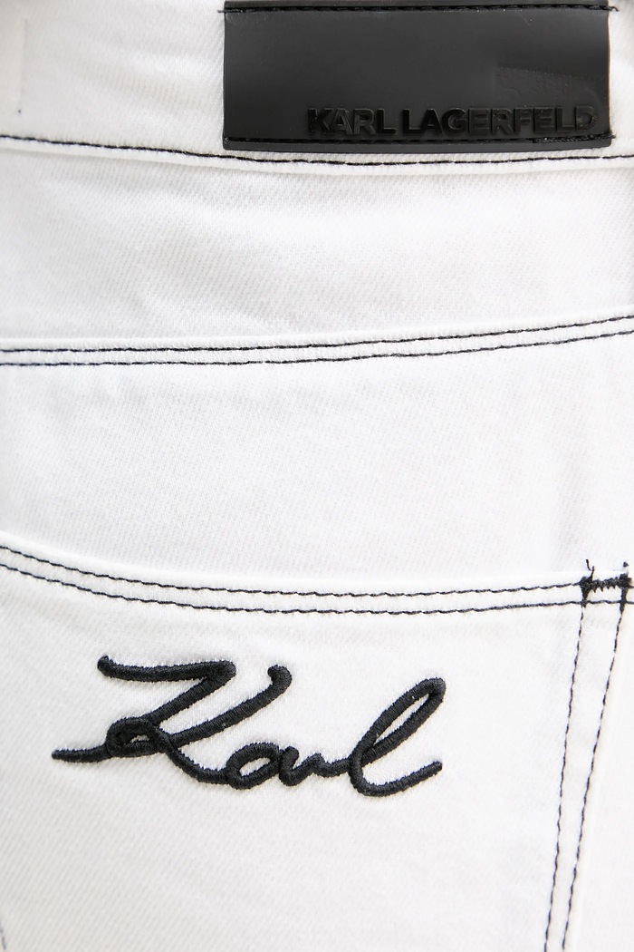 Jeansy Karl Lagerfeld A3W10014 biały