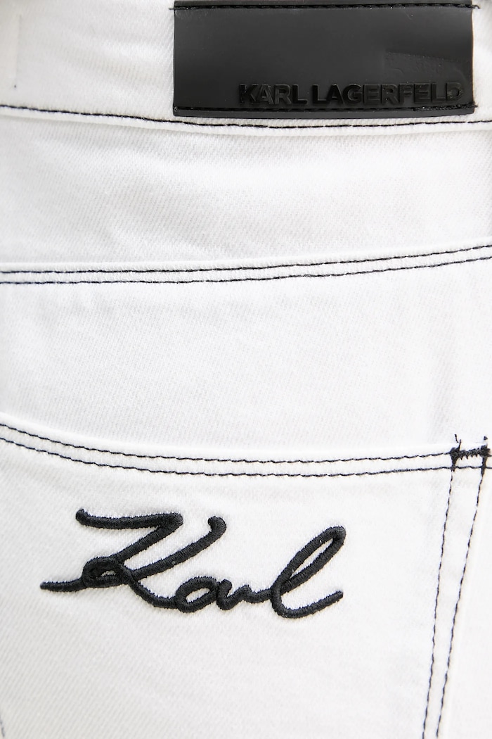 Jeansy Karl Lagerfeld A3W10014 biały