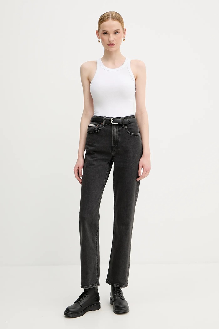 Džíny Calvin Klein Jeans LV047B909G šedá SS26