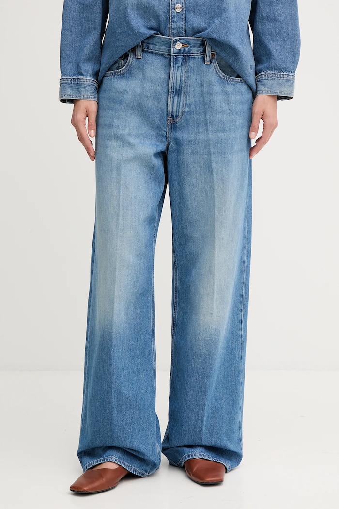 Τζιν παντελόνι Calvin Klein Jeans μπλε LV047C727G