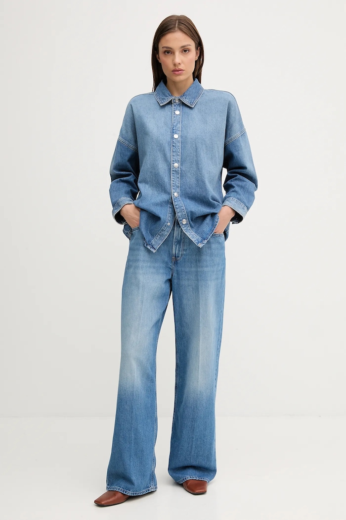 Τζιν παντελόνι Calvin Klein Jeans LV047C727G μπλε AW25