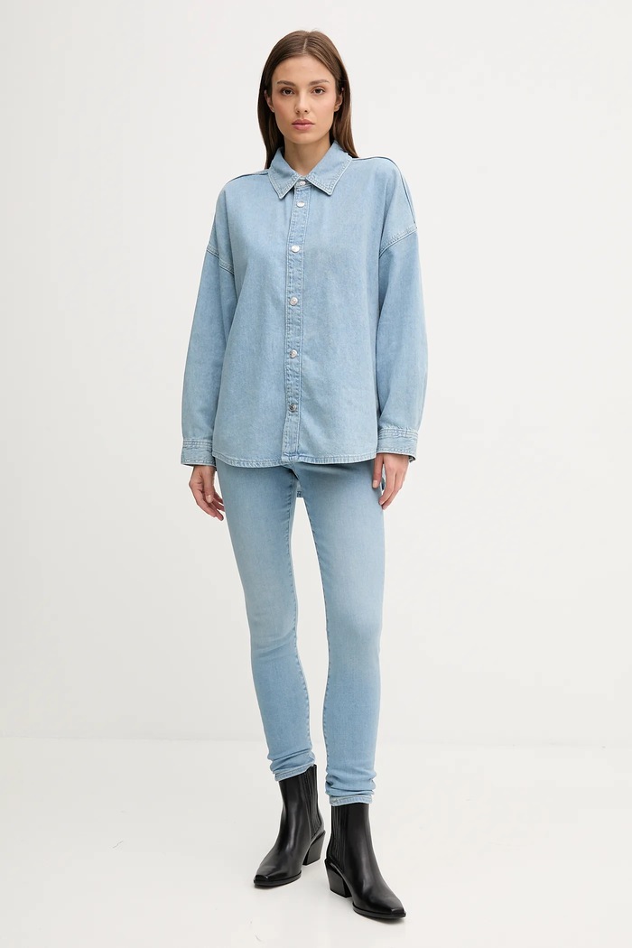 Дънки Calvin Klein Jeans LV047C776G син AW25