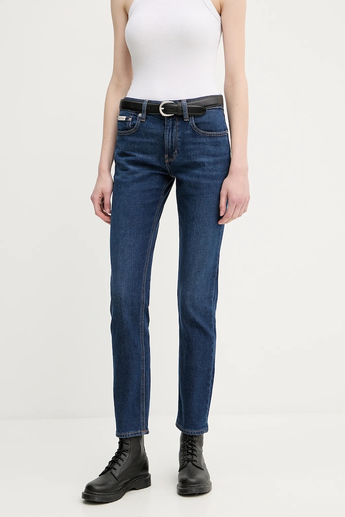 Дънки Calvin Klein Jeans тъмносин LV047C778G