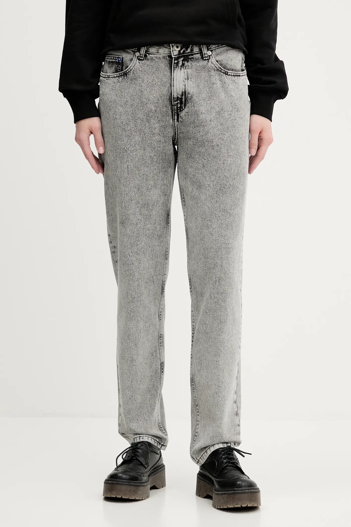 Džíny Karl Lagerfeld Jeans šedá A3W10067