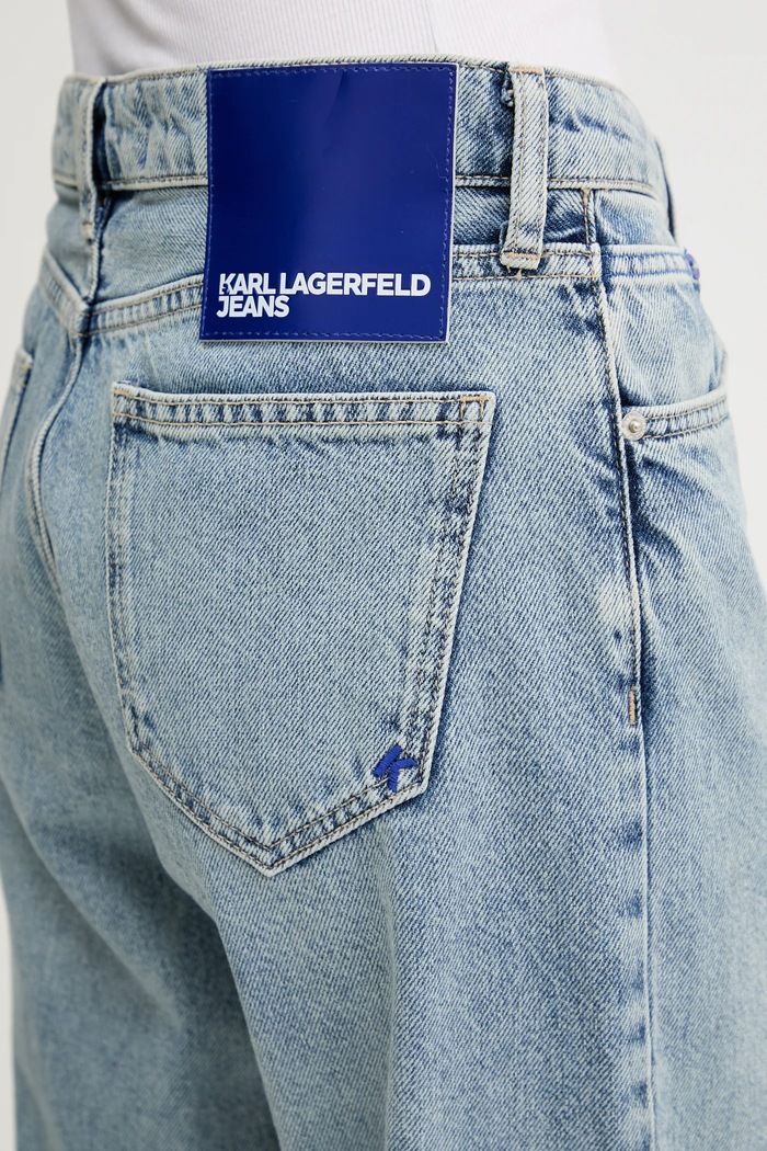 Karl Lagerfeld Jeans blugi Karl Lagerfeld Jeans A3W10075 albastru