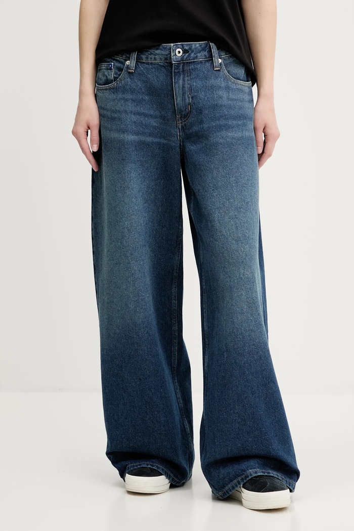 Karl Lagerfeld Jeans Jeansy granatowy A3W10079