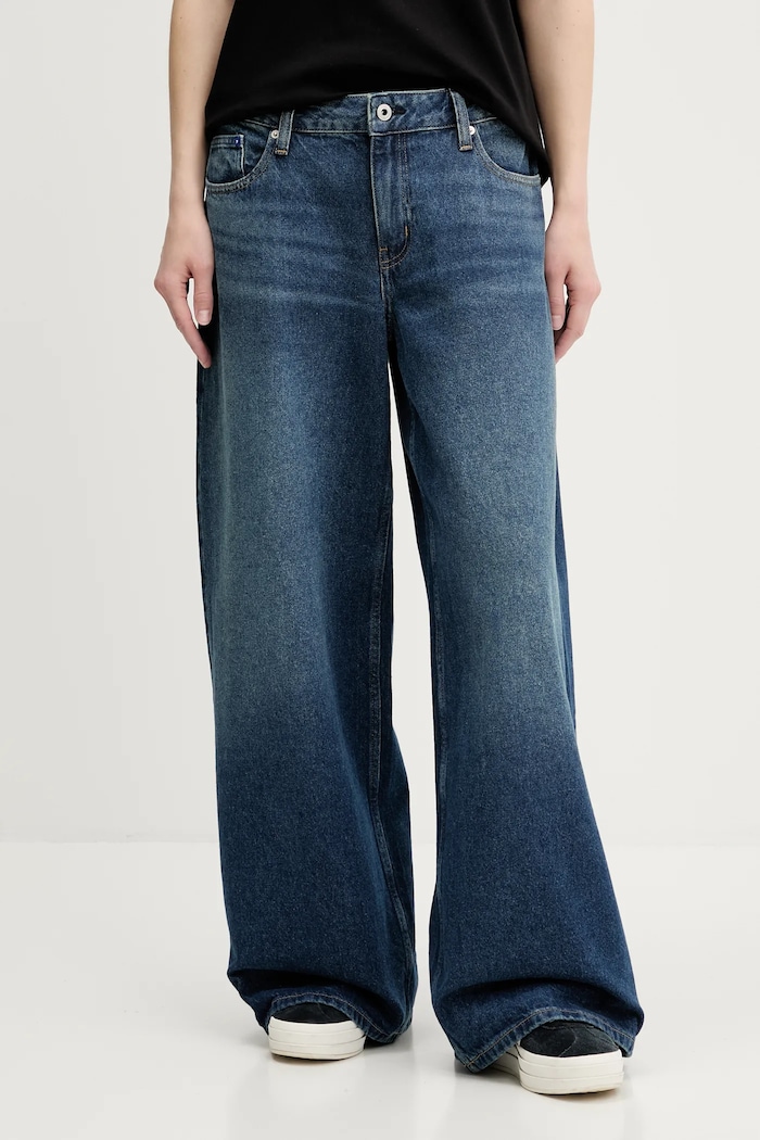 Karl Lagerfeld Jeans Jeansy granatowy A3W10079