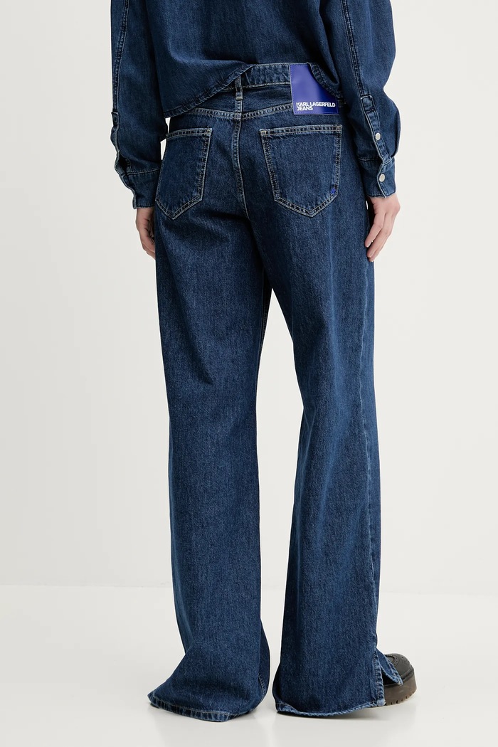 Ρούχα Τζιν παντελόνι Karl Lagerfeld Jeans A3W10129 σκούρο μπλε