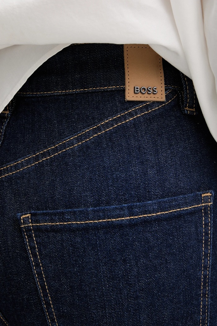 Jeansy LYRIS-BOOTCUT BOSS 50544989 granatowy