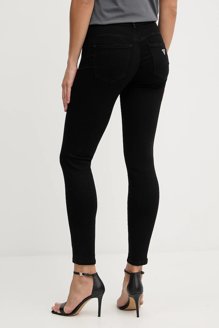 Ρούχα Τζιν παντελόνι Guess W4BA34.D4PZ1 μαύρο