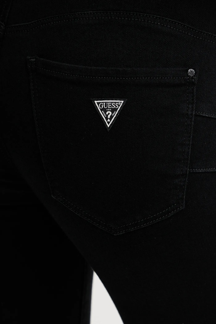 Τζιν παντελόνι Guess μαύρο W4BA34.D4PZ1
