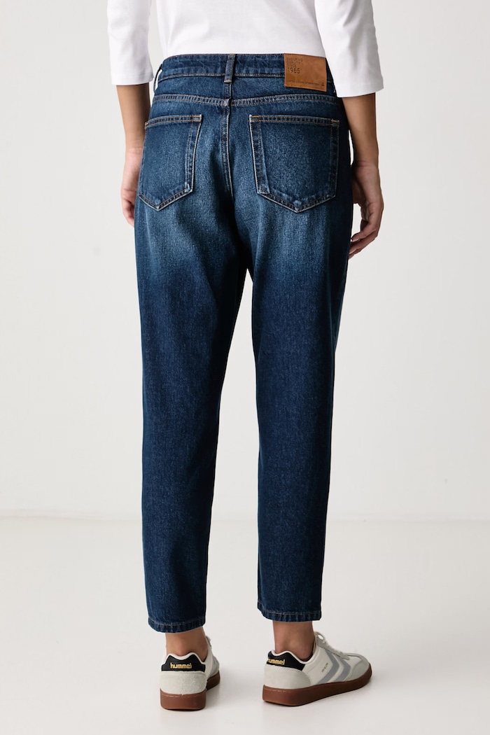 United Colors of Benetton Jeansy mom fit damskie 4OHWDF02Z niebieski SS26